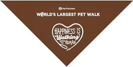 World's Largest Pet Walk bandanna