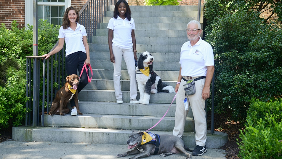 Pet Partners therapy animal teams.