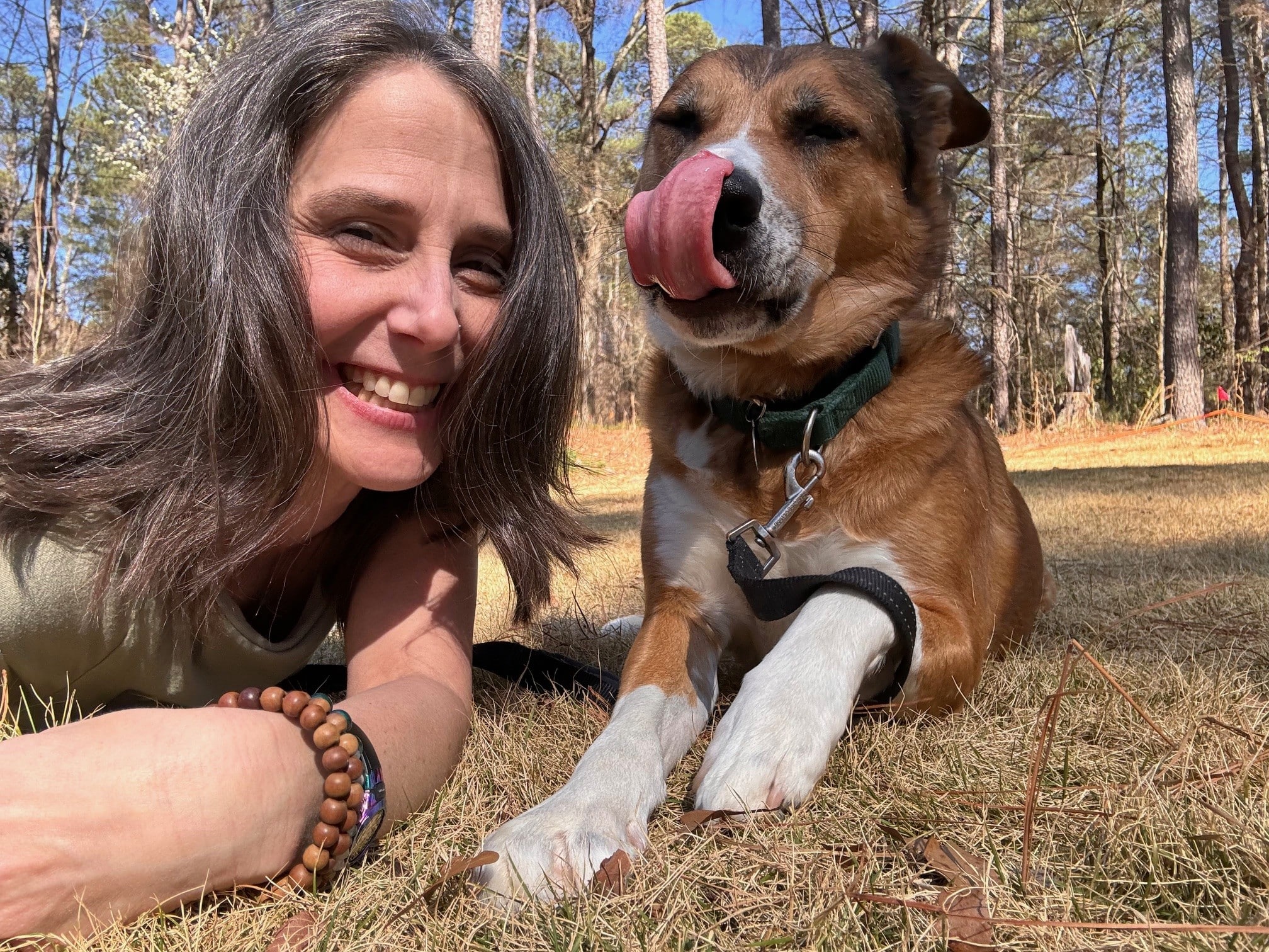 Jenn Dunlop with Basil